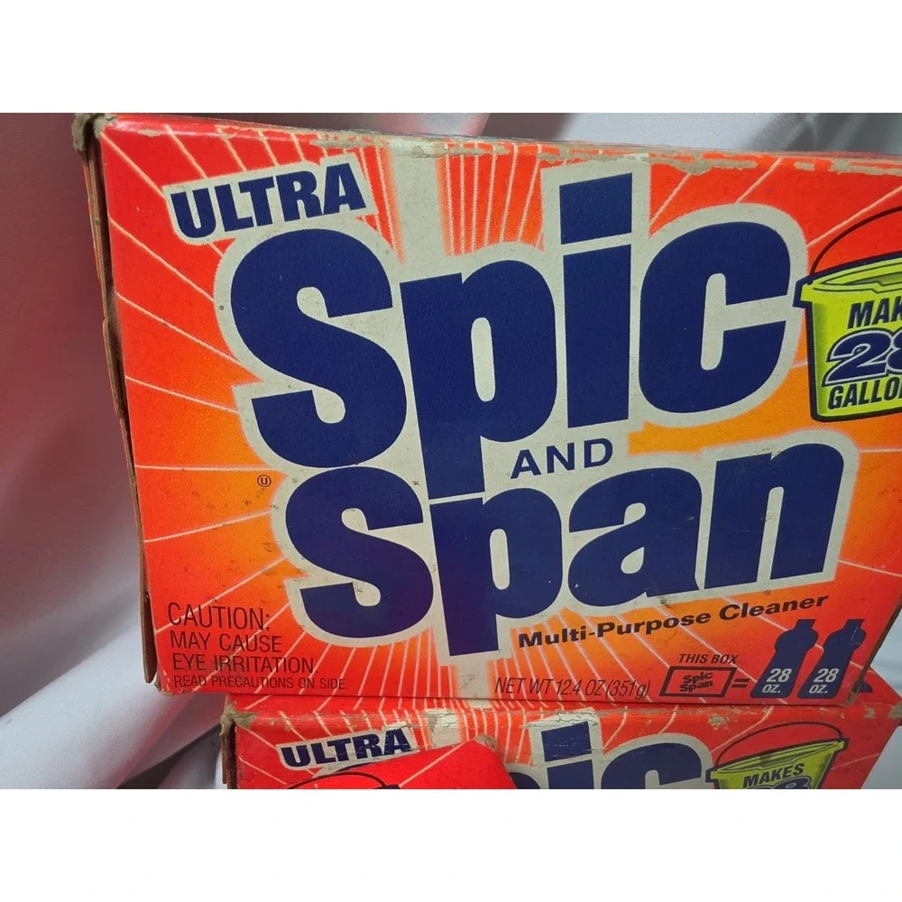 Vintage 3 Ultra Spic and Span Multi Purpose Cleaner Powder 12.4oz